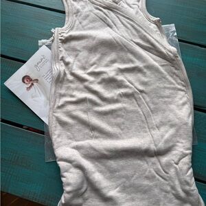 Goumi Newborn Slumber Sleep Sack in Light Gray